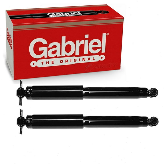 2 pc Gabriel 61616 ProGuard Shock Absorbers for Spring Strut Steering Suspension Shocks Struts Fits select: 1997-2006 JEEP WRANGLER / TJ
