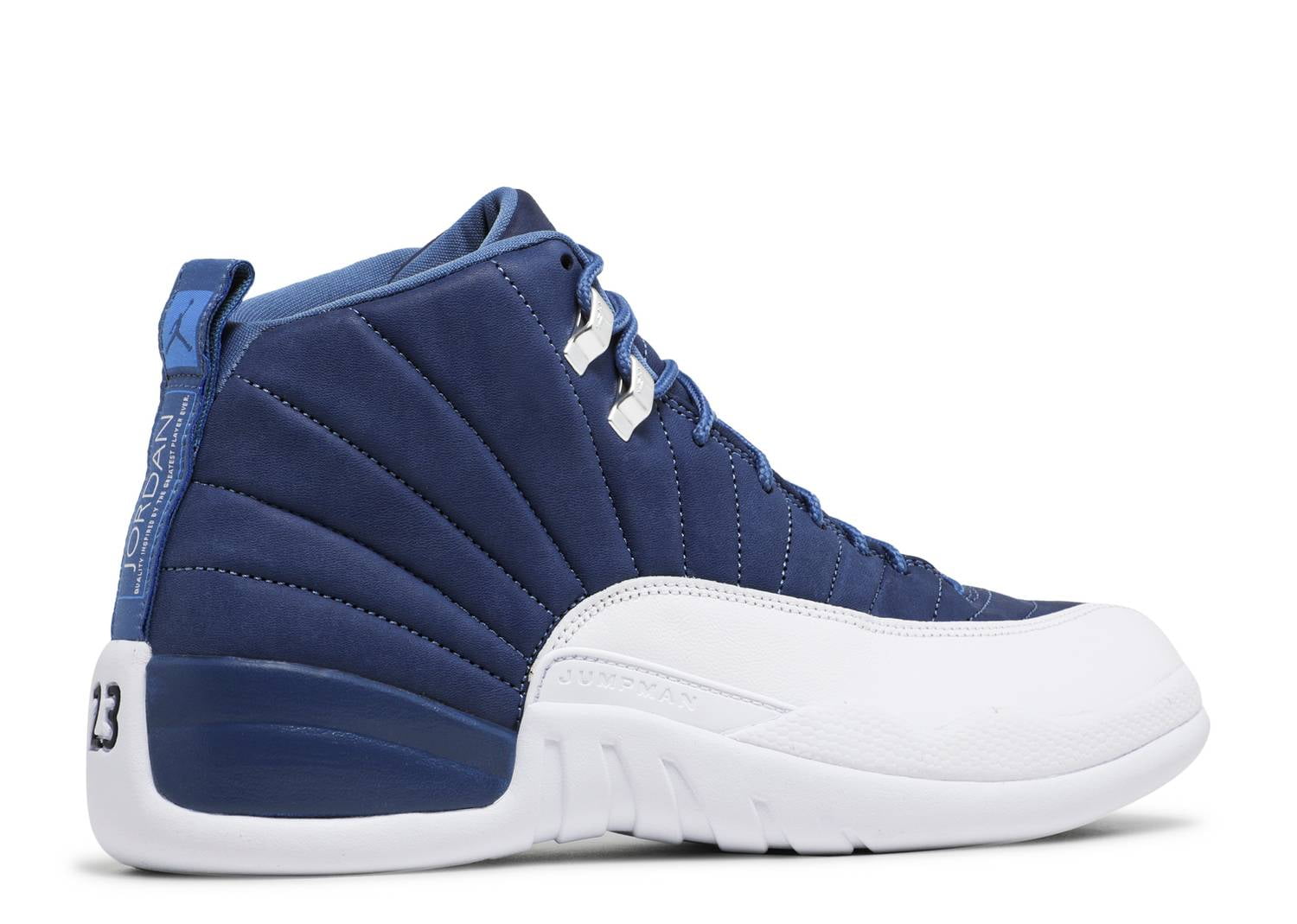 Men's Jordan 12 Retro Indigo Stone Blue/Legend Blue-Obsidian (130690 404)  - 8.5 - Walmart.com