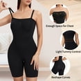 thumbnail image 4 of MANIFIQUE Strapless Shortie Bodysuit for Women Tummy Control Shapewear with Removable Straps, 4 of 7