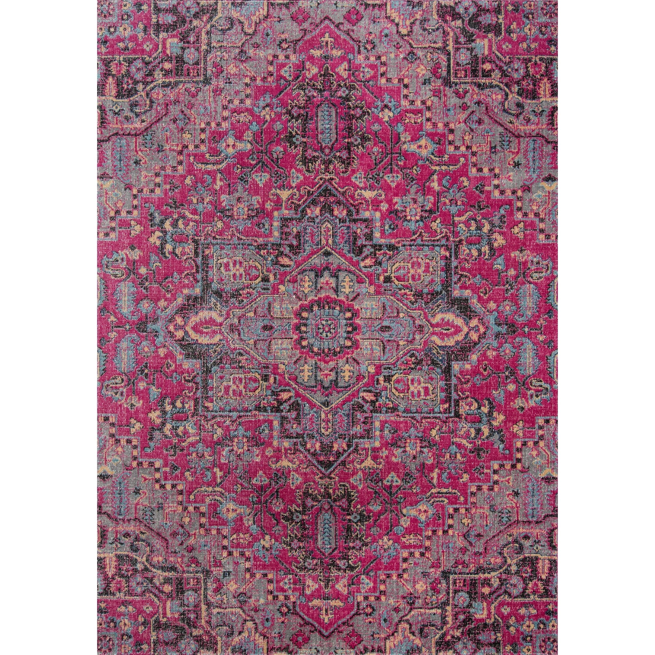 Momeni Jewel Polypropylene Machine Made Denim Runner 2'7" X 7'6"