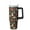 Black, variant on 30 Oz Winter Holiday Tumbler With Handle, Snowman Coffee Travel Cup, Xmas Gifts
