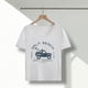 thumbnail image 1 of Camiseta de manga corta para mujer, Top gráfico para mujer, ropa cómoda y elegante, Tops de verano, camiseta básica para vacaciones, playa y viajes SG Yinane Camiseta para mujer, 1 of 8
