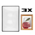 thumbnail image 1 of 3X PVC Magnifier Sheet Book Page Magnifying Glass Reading Magnification Device, 1 of 7