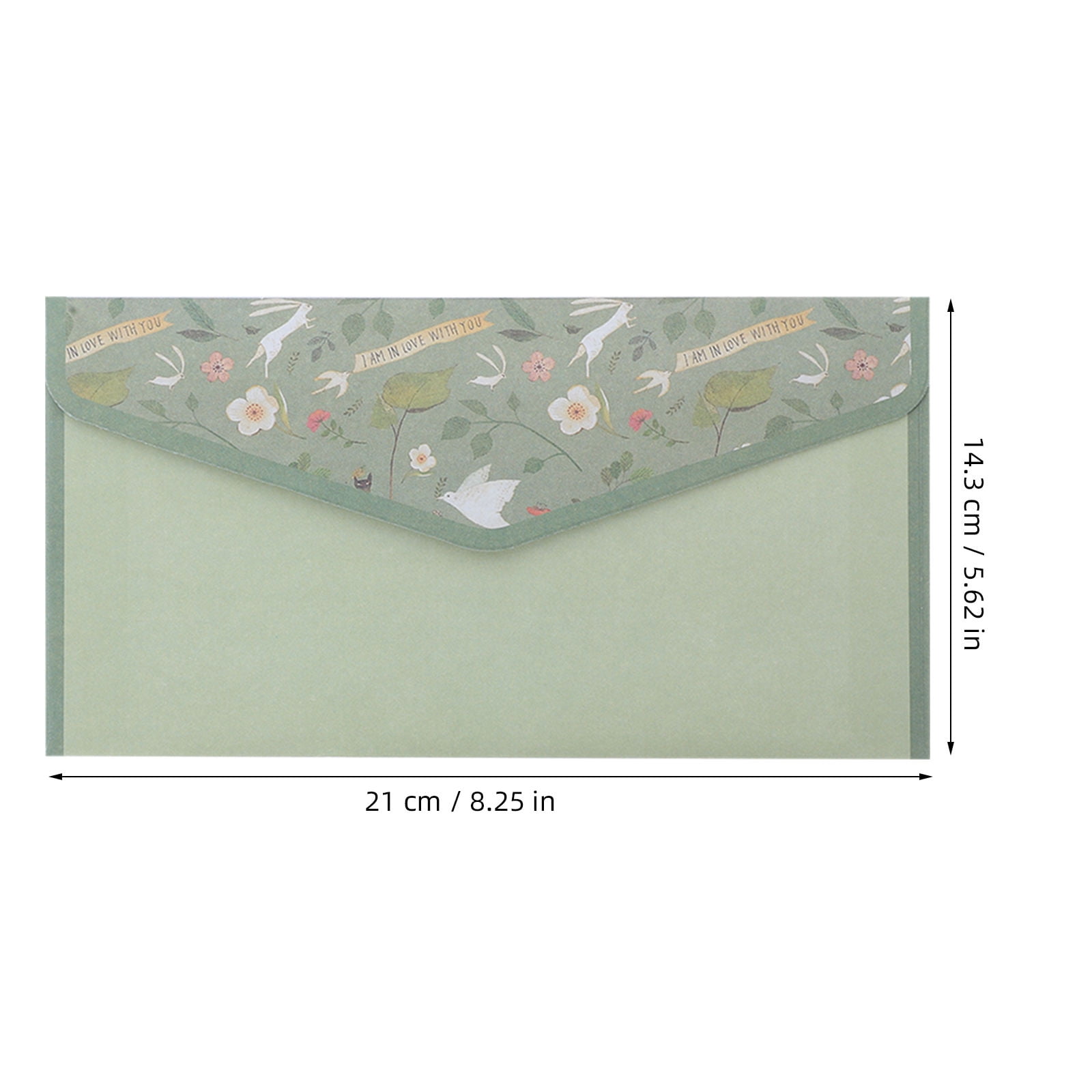 Raindrops 2 Sets Lined Stationery Writing Paper and Envelopes Set Vintage Floral Letter Writing Kit with Envelopes for Invitations and Notes