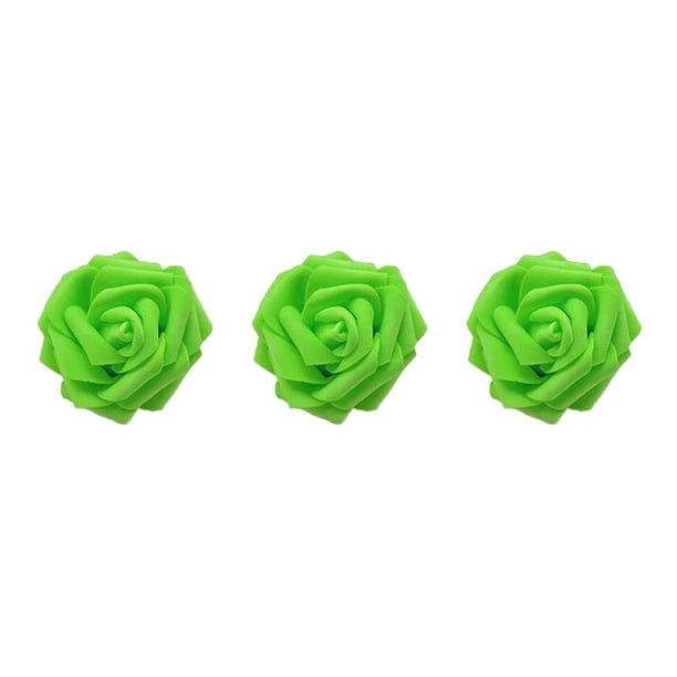 Flores artificiales Cateissary 50 piezas espuma PE rosa decoraciones boda fiesta Verde