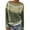 504_Green, variant on Pullover Sweaters for Women Knitted Isle Print Retro Sweater Casual Loose Crewneck Long Sleeve Lightweight Cropped Tops Lightweight Sweaters for Women Grey