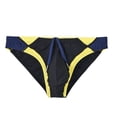 thumbnail image 2 of TANBOM Men's Sexy Polyamide Triangle Swim Trunks Bulge Enhancing Adjustable Drawstring Black M, 2 of 6