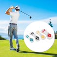 thumbnail image 4 of LOVIVER 4 Pcs Housse de Golf Club de Golf Housse de Tête Brodée en Cuir PU Manches Imperméables Blanc Numéro Coloré, 4 of 8