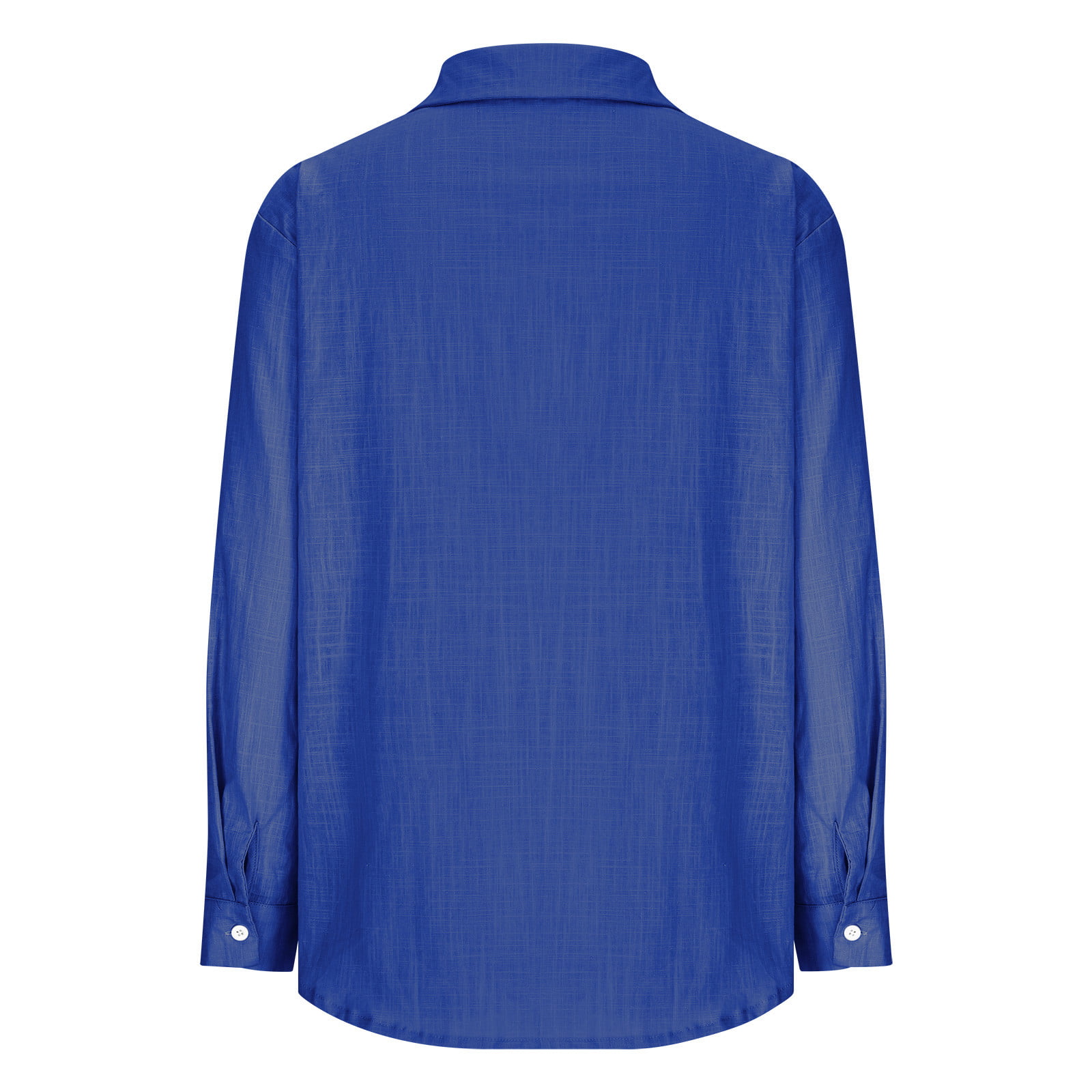 XFLWAM Womens Cotton Linen Button Down Shirt Casual Long Sleeve