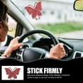 thumbnail image 4 of GETAJGHSD butterfly car stickers Butterfly Stickers Dark Red Rhinestone 5Pcs Women Christmas, 4 of 6