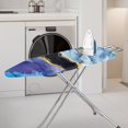 thumbnail image 2 of Renewold Blue Marble Stripes Padded Sleeve Ironing Board Cover with Elastic Edge Reusable Ironing Board Pad Cover Home Protective Covers, Laundry Decoration, 2 of 5