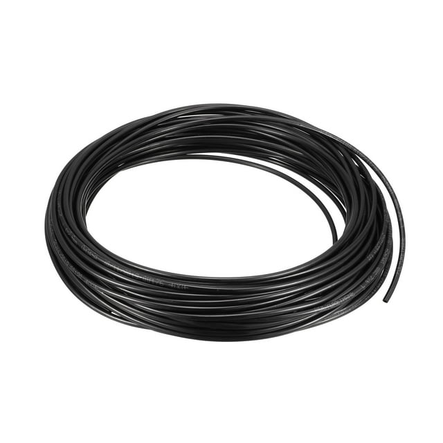 Manguera de aire de poliuretano PU de 25 metros 82 pies, negra, tubo de 4mmx2.5mm