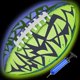 thumbnail image 1 of Balón de fútbol Jasonwell Glow in The Dark No.3 con bomba y baterías, 1 of 8