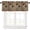 Style-13, variant on Rustic Farmhouse Kitchen Curtain Valance, Retro Cabin Lodge Country Bear Deer Hunting Wild Animal Plaid Window Valance, for Bedroom Living Room Cafe Bathroom 1 Panels W54xL18in