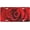 Beautiful Red Rose, variant on Shiny Dragonfly License Plate, Decorative Car Front License Plate, Aluminum Novelty License Plates Vanity Tag Metal Car Plate for Women Men 6 X 12 Inch