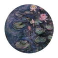 thumbnail image 2 of JEUXUS Tablecloth Water-Lilies in Violet 1908, Gold Solid Round Table Cover White, 2 of 7