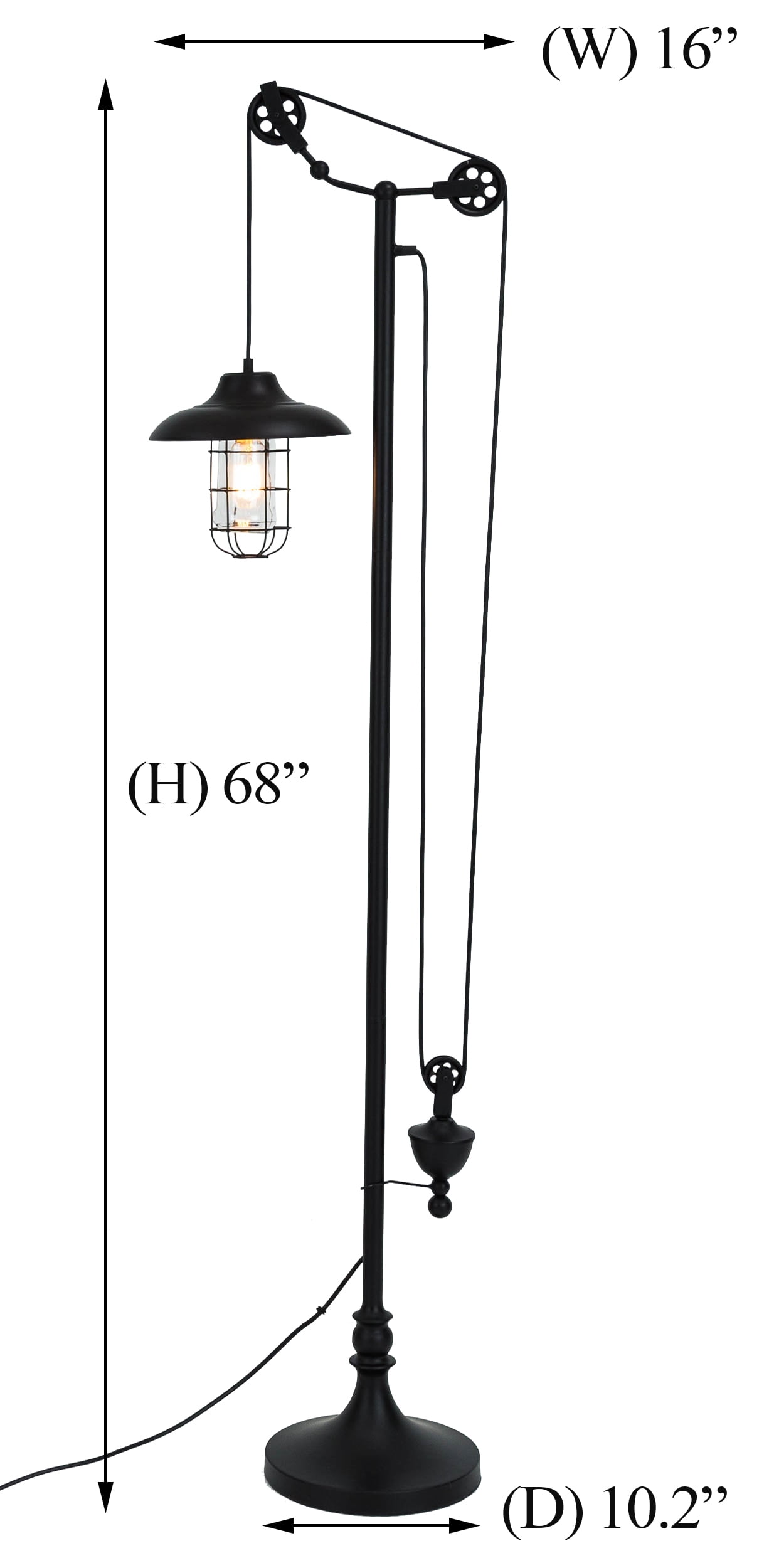 Starfish Steampunk 68 Task Floor Lamp