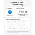 thumbnail image 6 of Anker Laptop Docking Station, 13-in-1 USB-C Docking Station, Triple Display with 2xHDMI and 1xDP, 10 Gbps USB-C and 5 Gbps USB-A Data, Ethernet, Audio, SD, 85W Charging, 6 of 7
