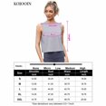thumbnail image 5 of Yesfashion Womens Racerback Tank Tops Loose Fit Causal Summer U Neck Tops, 5 of 5