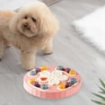 thumbnail image 2 of Rompecabezas de comida para perros, comedero para mascotas, tazón de alimentación, dispensador de golosinas para cachorros, juego de entrenamiento jinwen Inserto de alimentador lento, 2 of 7