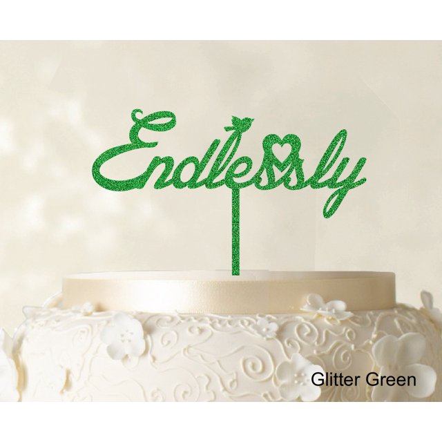 Custom Initial Cake Topper Personalized Name Cake Topper Color Option Available 5-7 Inches Wide
