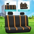 thumbnail image 6 of FH Group Cloth Car Seat Covers - Universal Fit Automotive Seat Covers, Solid Back Seat Cover - Full Set, 6 of 8