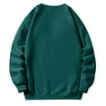 thumbnail image 4 of Lumtrix Oversized Sweatshirts Women Long Sleeve Crewneck Sweatshirt Trendy Casual Pullover Tops Fall Winter Clothes 2025 Dark Green XL, 4 of 5