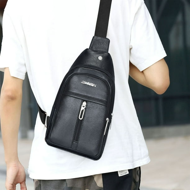 Bolsa antirrobo para hombres y mujeres - Mochila cruzada impermeable con cremalleras con cierre, múltiples bolsillos de almacenamiento, correa transpirable para viajar, trabajo y gimnasio
