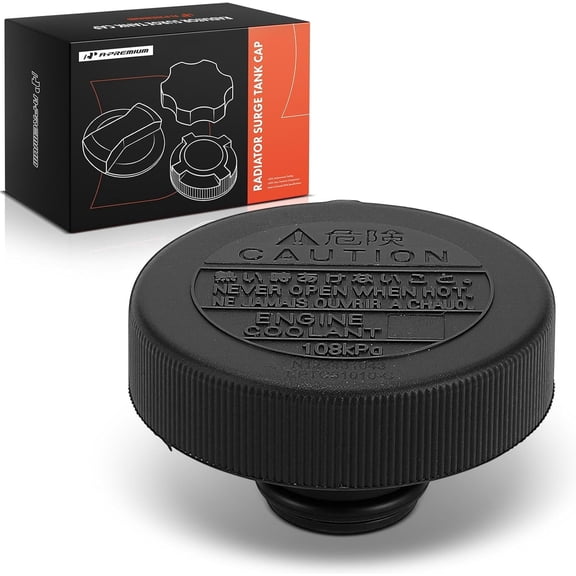 A-Premium Coolant Reservoir Expansion Tank Cap Compatible with Toyota Camry, Corolla, Prius, Tacoma, Highlander, Tundra, Sienna, Avalon, Venza, C-HR, Sequoia, Land Cruiser & Lexus & Scion tC, xB