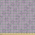 thumbnail image 2 of Ambesonne Spring Fabric by the Yard Upholstery, Scattered Violet Branches, 3 Yards, Pale Lilac and Grey Pink, 2 of 5