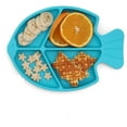 thumbnail image 1 of Assiette à Succion Divisée en Silicone pour Bébés, Assiettes Portables pour Tout-Petits, 1 of 5