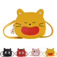 thumbnail image 2 of Kids Shoulder Purse Creative Cat Shape Coin Purse Change Purse Crossbody Bag, 2 of 10