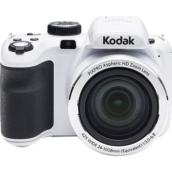 Kodak PIXPRO Astro Zoom AZ421 16 MP Digital Camera with 42X Opitcal Zoom (White)