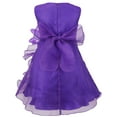 thumbnail image 2 of TiaoBug Baby Girls Sleeveless Organza Tutu Bridesmaid Birthday Princess Dress, 2 of 5