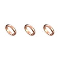 thumbnail image 3 of Anillo de Aleación Minnieouse para Mujeres y Hombres Oro Rosa Estilo Moderno Tamaño 10, 3 of 6