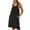 A01-Black, variant on Yeaiivve Nightgowns for Women Sleeveless Ruffle Night Gown Loose Soft Comfy Ladies Sleepwear with Pockets Solid Color Nightdress Green,S
