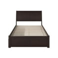 thumbnail image 5 of Portland Full Platform Bed with Flat Panel Foot Board and 2 Urban Bed Drawers in Espresso, 5 of 6