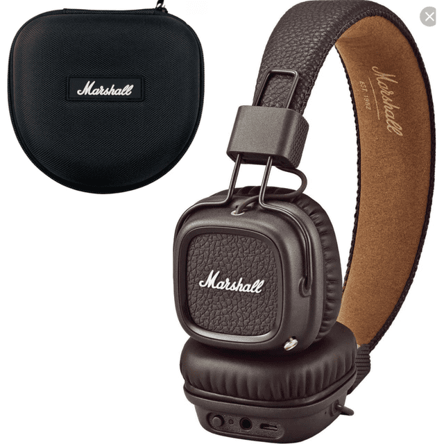 Audífonos Marshall Major II Bluetooth Café / Chocolate (Estuche de Regalo) Inalámbricos