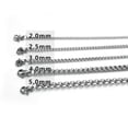 thumbnail image 4 of QQTDFG 2/3/4/5/7mm Fashion Women Mens Chain 316L Stainless Steel Rolol Link Necklace-Silver-3mm-26inch or 66cm, 4 of 8