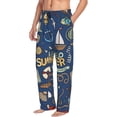 thumbnail image 6 of Disketp Marine Nautical Men's Pajama Pants - Ultra Soft Fleece Sleep and Lounge Pants (Size: S-XXL)-Medium, 6 of 6