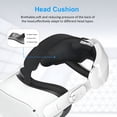 thumbnail image 3 of GJX Adjustable Head Strap Fit for Meta Quest 2 VR Headset with Head Cushion,Replacement VR Elite Strap,Enhanced Support and Comfort in VR,Reduce Face Pressure,Head Strap for Oculus Quest 2, 3 of 8