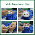 thumbnail image 7 of Cat Grooming Bag,Foldable Travel Carrier for Cats,Anti-Bite Anti-Scratch Cat Grooming Restraint Bag,Pet Carrier for Administering Eye Drops,Ear Cleaner,Clipping Nails Green S, 7 of 7