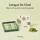 thumbnail image 2 of Langue de Chat Cookies (3.52oz, 100g) Korean Matcha Flavored Snacks | Asian Snacks, Premium Tea Food, 2 of 5
