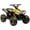 Jaune, variante sur Aosom VTT pour Enfants 12 V avec Musique, Phares, Vitesse Haute et Basse, Rouge
