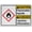 Warning Sign 2, variant on Weatherproof Horizontal ANSI No Smoking Area Sign - No Smoking On Porch Use Designated Area, 8"x12" UV Resistant Plastic Sign, Indoor Outdoor Workplace Industrial Caution Sign