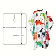 thumbnail image 2 of QJUHUNG Cape de Coupe de Cheveux Professionnelle Imperméable pour Adultes - Fermeture Réglable (Joli Design de Dinosaure), 2 of 5