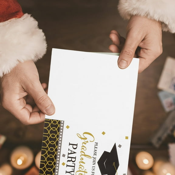 FRCOLOR Hemoton 8Pcs Graduation Party Invitation Cards for Ceremony and Grad Theme Events