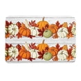 thumbnail image 1 of Giyblacko Carpet Door Mats Entry Way Door Mat Indoor Thanksgiving Welcome Happy Ha Rvest Happy Fall Pumpkin Print Color Block Non Slip Funny Rugs, 1 of 1