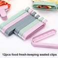 thumbnail image 3 of Toystoory 12Pcs Food Sealing Clip Plastic Sealer Sealers Kitchen Storage Clamps Household Multiple Sealing Color Man-carried Cuisine Type3, 3 of 6