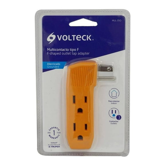 Multicontacto Tipo F Volteck Aterrizado